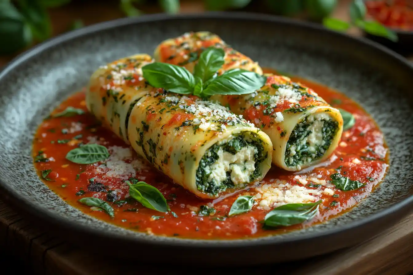 Spinach and Ricotta Rotolo