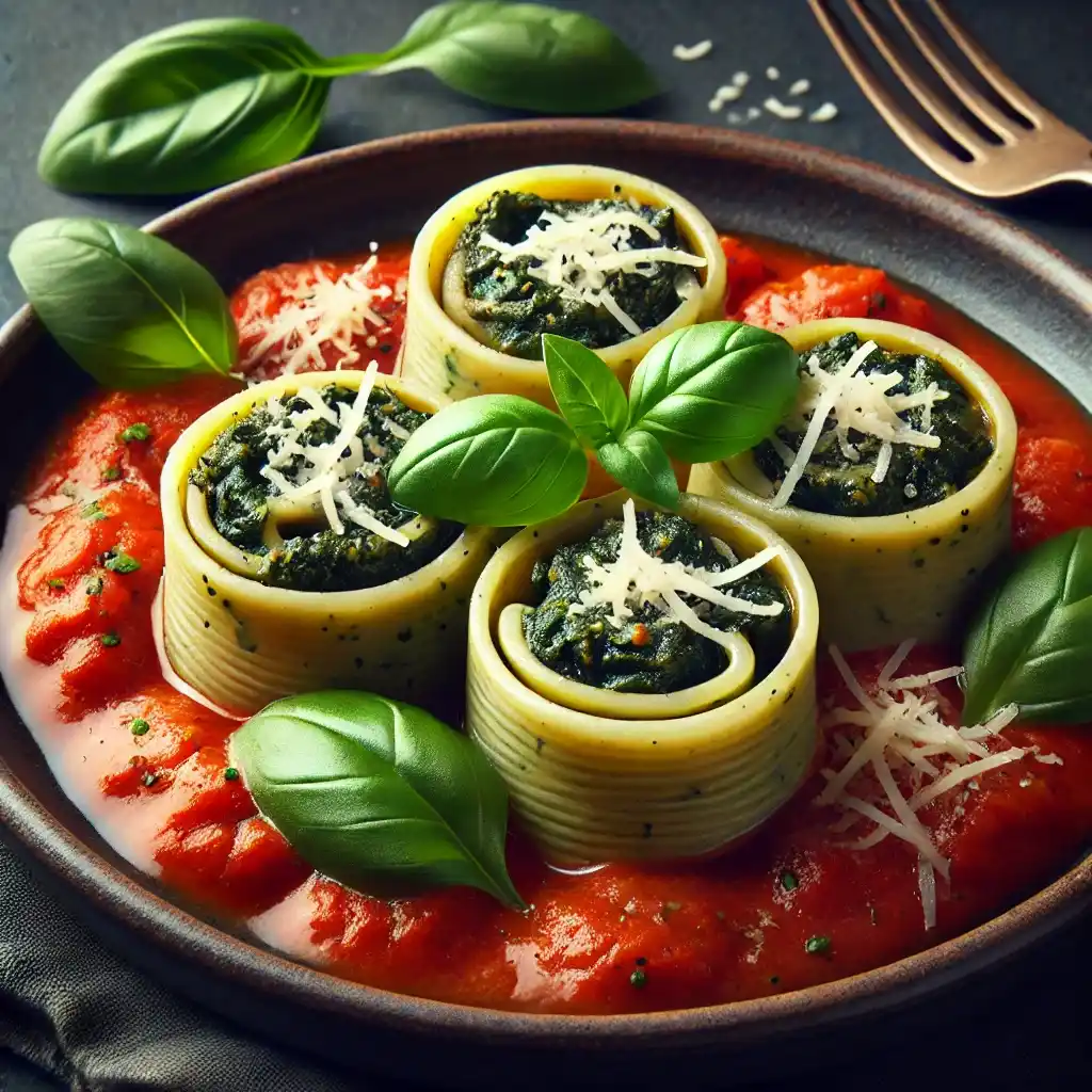 Spinach and Ricotta Rotolo