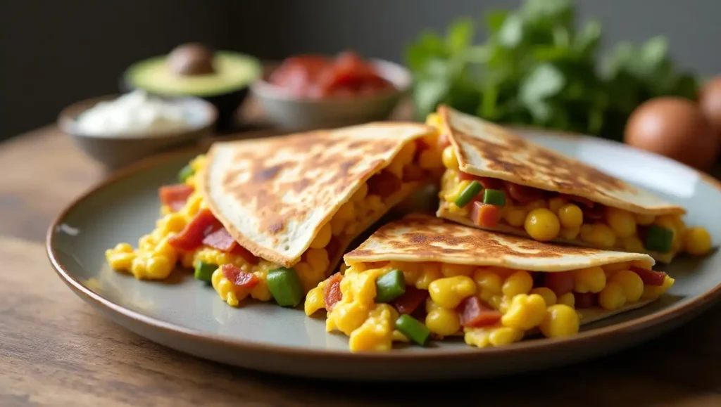 Easy Breakfast Quesadillas
