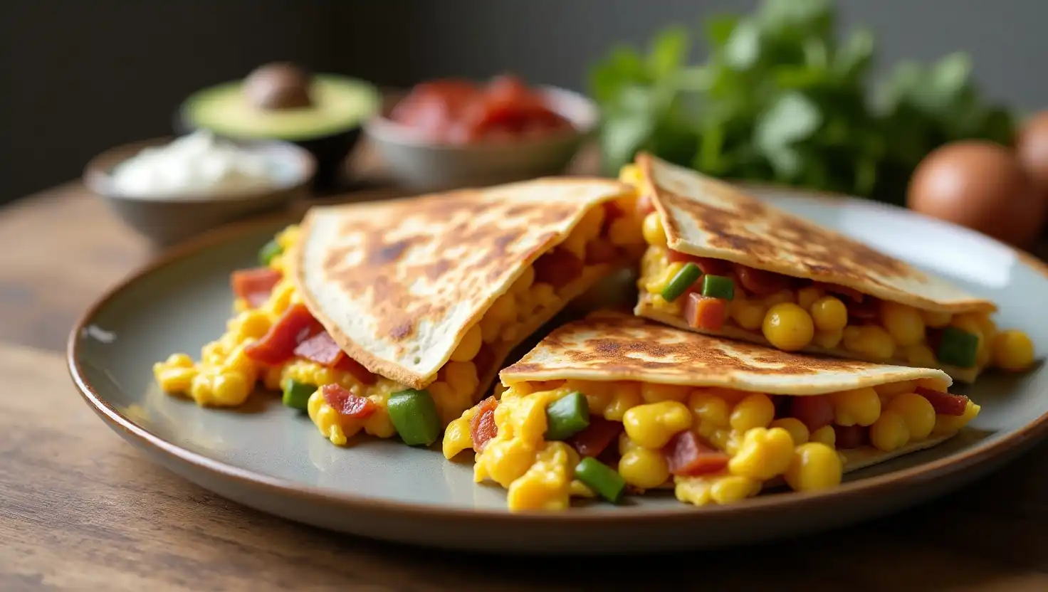 Easy Breakfast Quesadillas