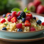 Breakfast Quinoa with Berries