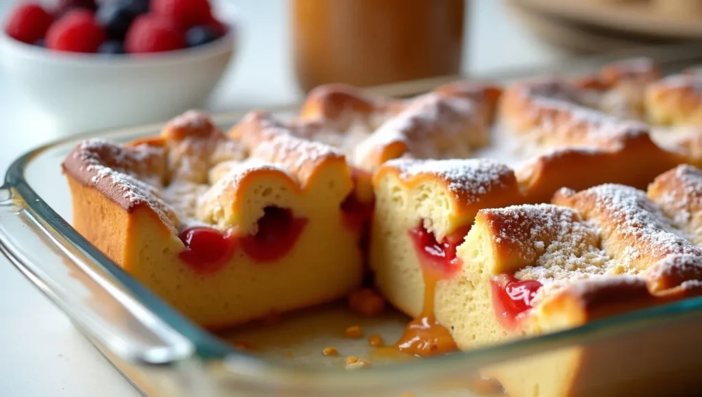 PB and J French Toast Casserole